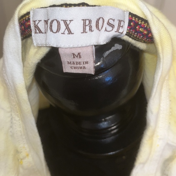 EUC—Knox Rose Yellow Tie-Dye Ruffle Tank—Size Medium - Picture 8 of 9
